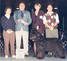 Eiledon's LucioleRepartee,Her 
proud family at a show